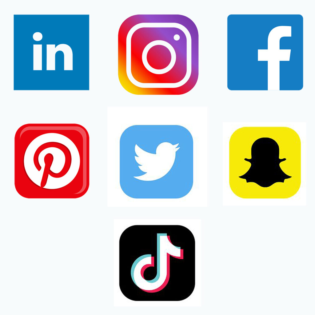 Social Media logo's